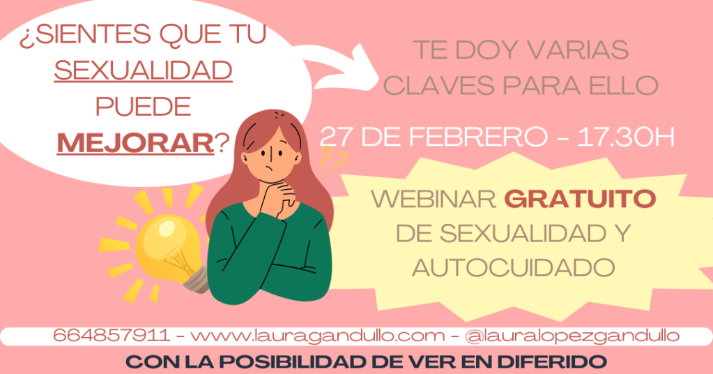 Webinar gratuito de sexualidad y&nbsp;autocuidado